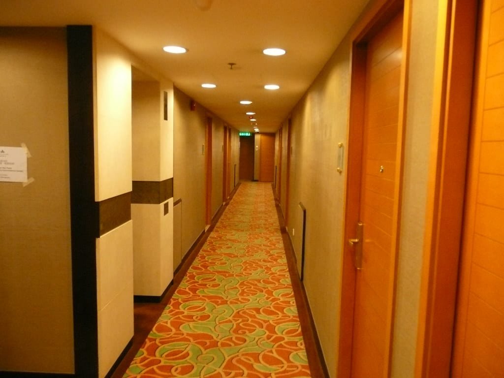 Hallway to the rooms